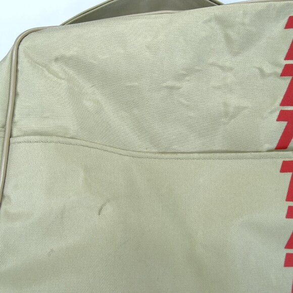 Vintage‎ TWA Airline Beige Getaway Vacation Carry On Messenger Tote Bag - Picture 3 of 13